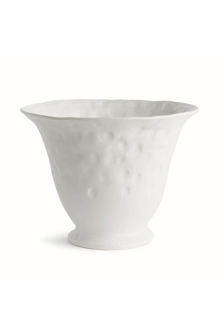 Barclay Butera Sorrento Decorative Bowl Tall, Main, color, White