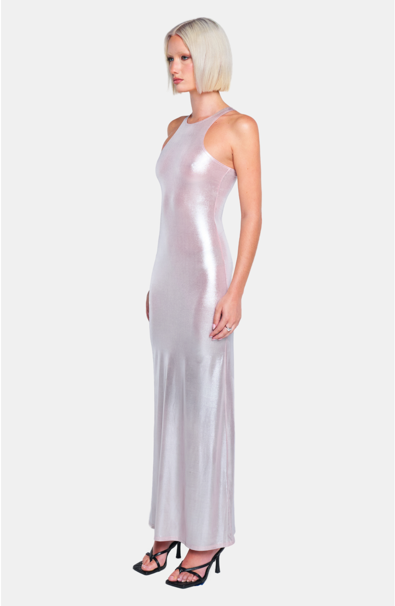 OW Collection Nina Maxi Dress, Alternate, color, Pink Shimmer