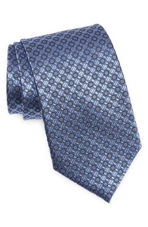 Neat Silk X-Long Tie