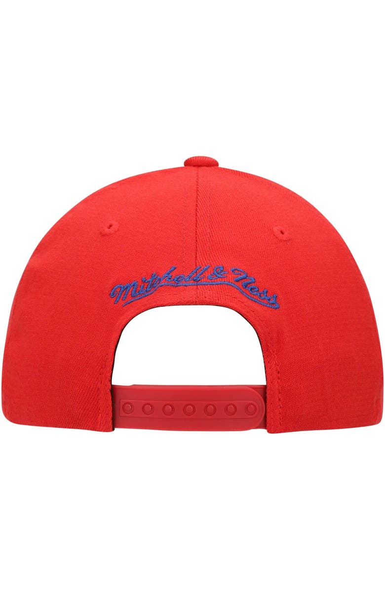 Mitchell & Ness Men's Mitchell & Ness Red LA Clippers Ground Stretch Snapback Hat, Alternate, color, Red
