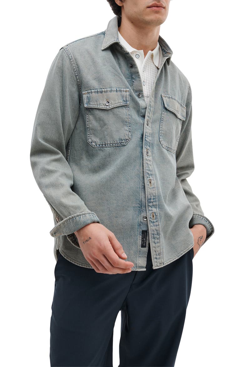 Infuse Denim CPO Overshirt, Main, color, MRRIK