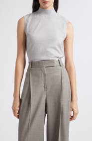 Reiss Evelyn Funnel Neck Merino Wool Top