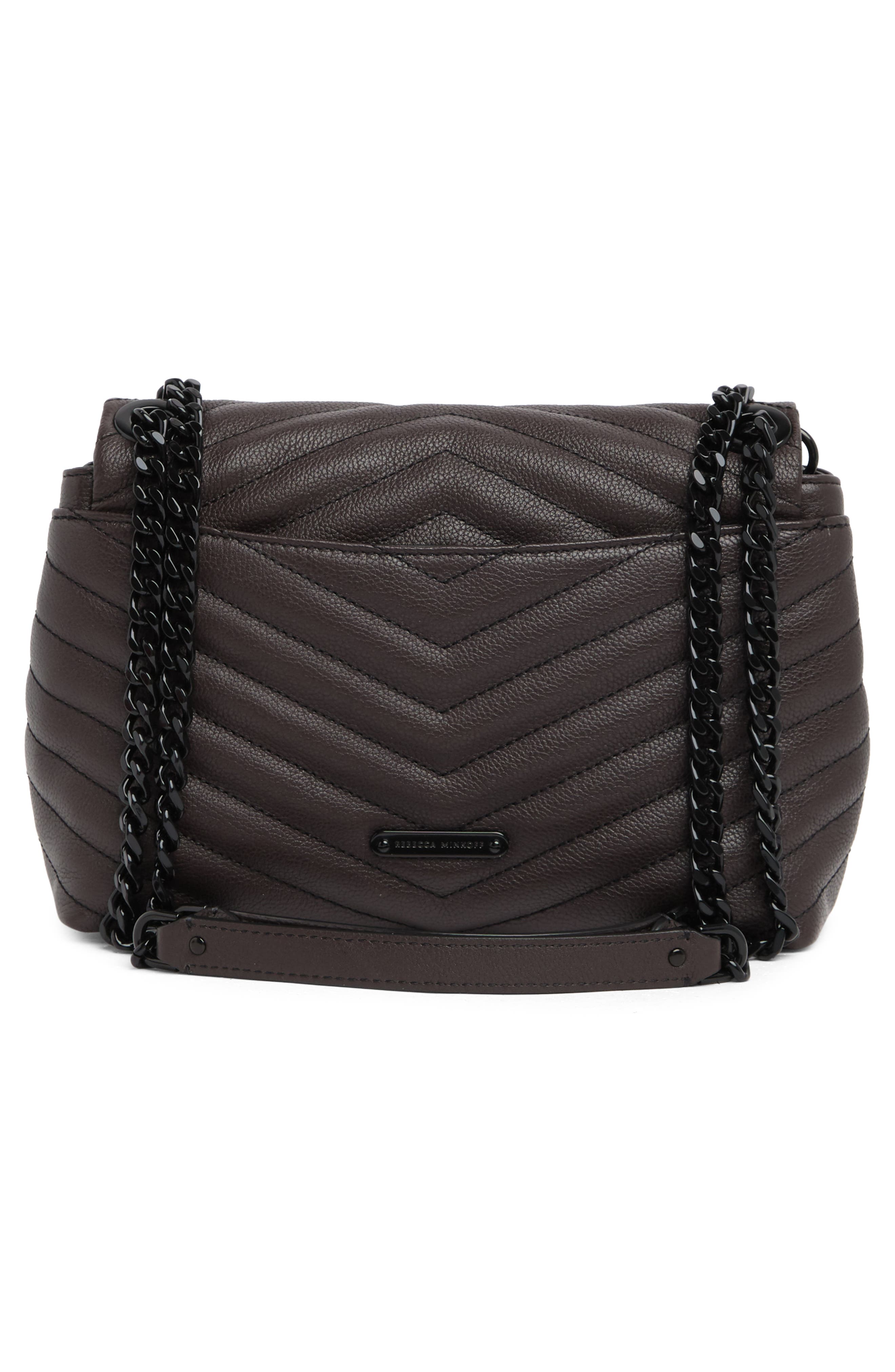 Rebecca Minkoff Edie Leather Crossbody Bag, Alternate, color, 
