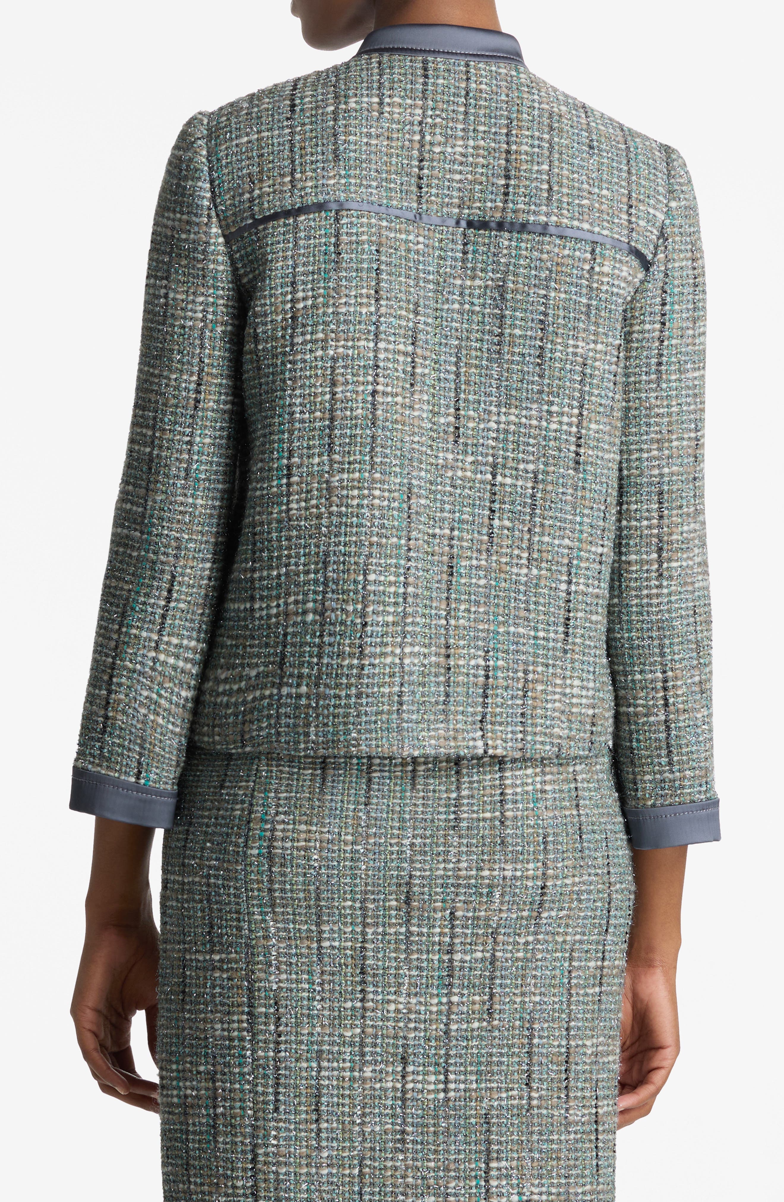 Metallic Tweed Jacket - image 2