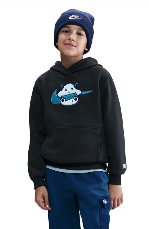 Nike Kids' Club Fleece Hoodie In Black