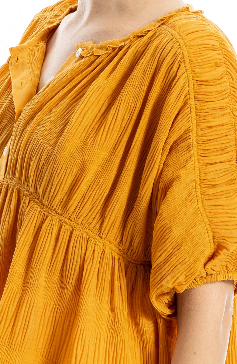 MAX STUDIO Textured Top, Alternate, color, Persimmon