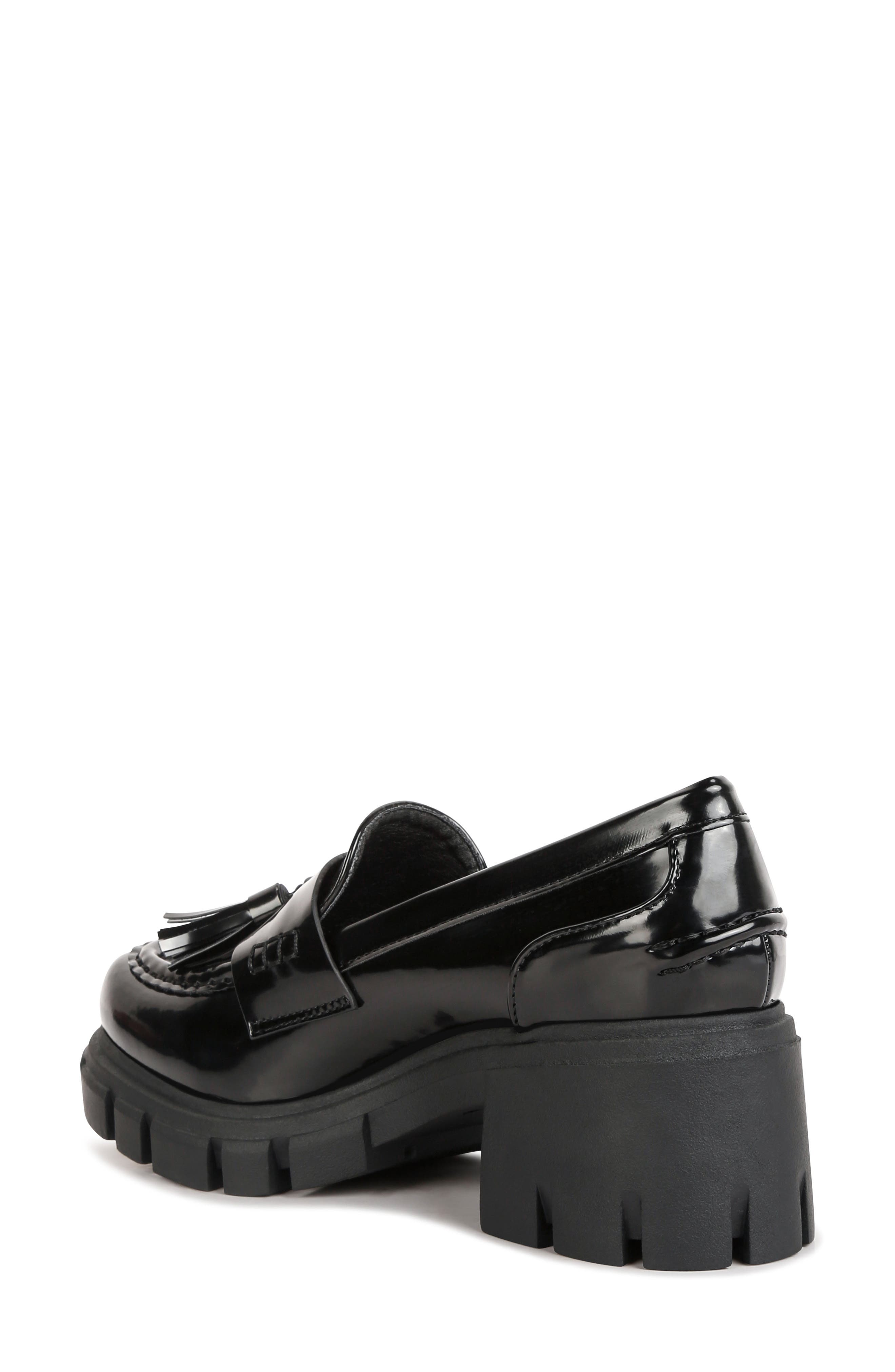 LONDON RAG Jonah Tassel Loafer Pump, Alternate, color, Black