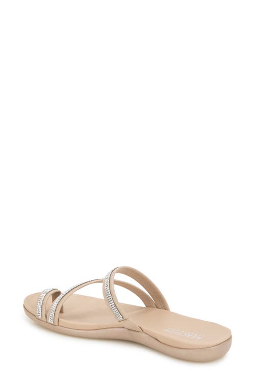 Reaction Kenneth Cole Gia Crystal Strap Slide Sandal