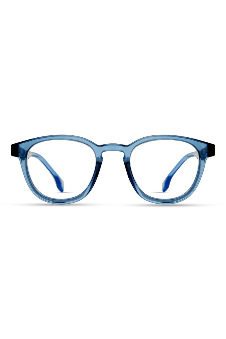 Helvetica Reading Glasses, Main, color, BLUE