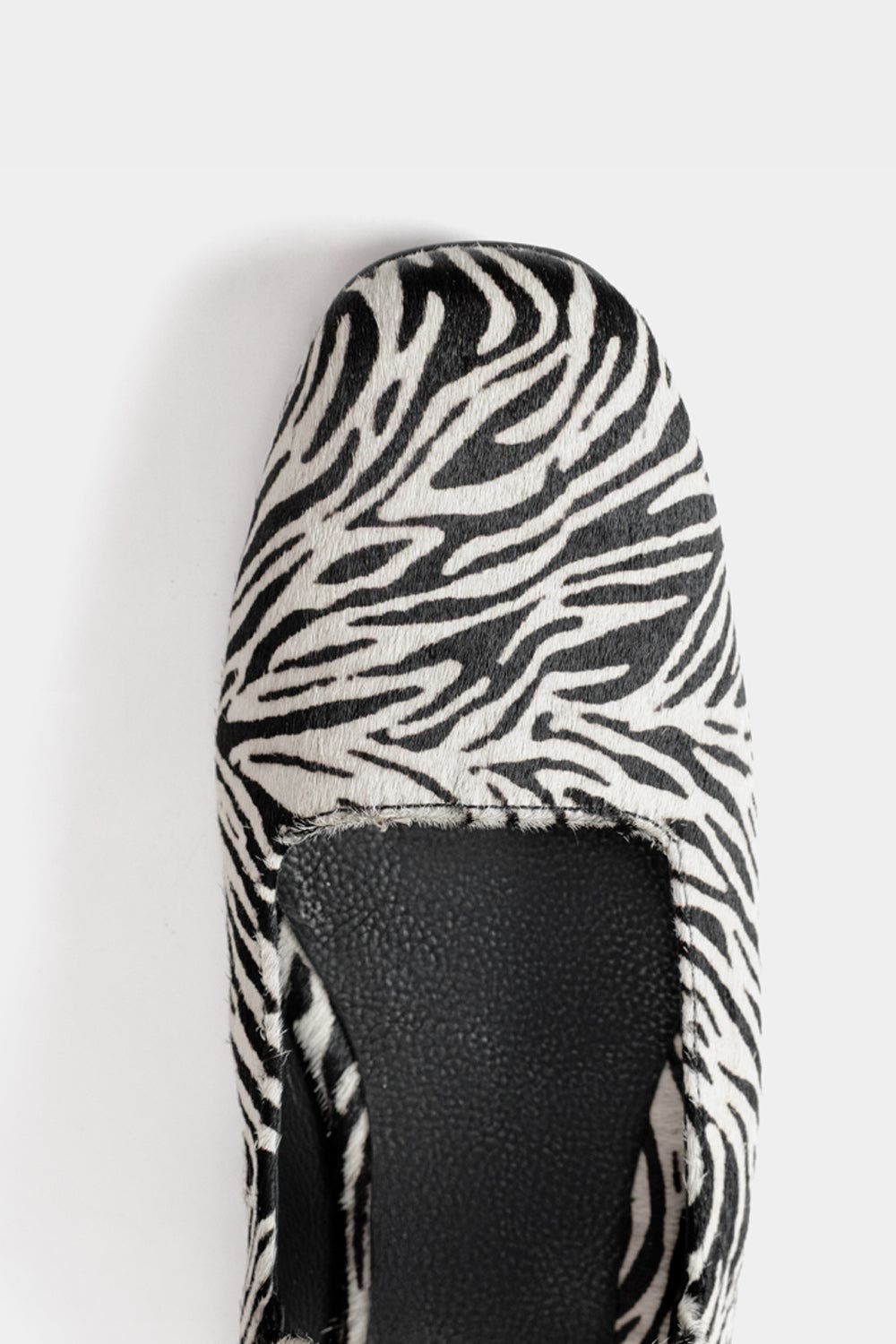 Dante Leather Ballerinas Mara Zebra, Alternate, color, Zebra