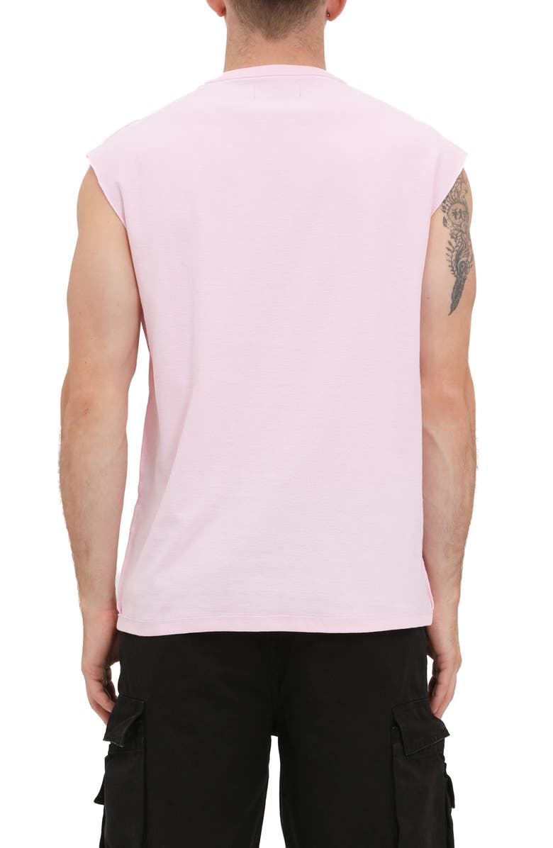 PURPLE BRAND Textured Jersey Graphic Tank, Alternate, color, Pink