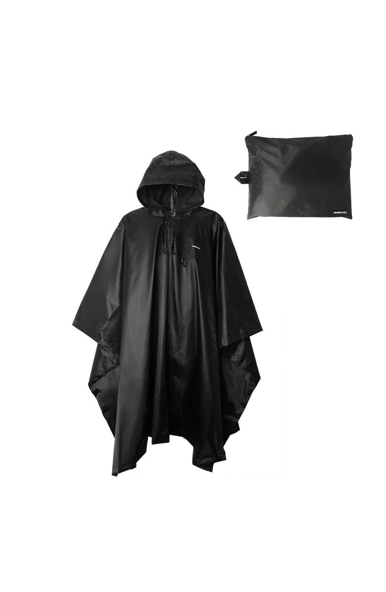 Members Only Waterproof Rain Travel Gear, Lightweight & Packable, Main, color, Black