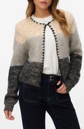 VERO MODA Jenna Contrast Trim Cardigan