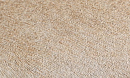 Zodax Genuine Calf Hair Throw Pillow In Brown