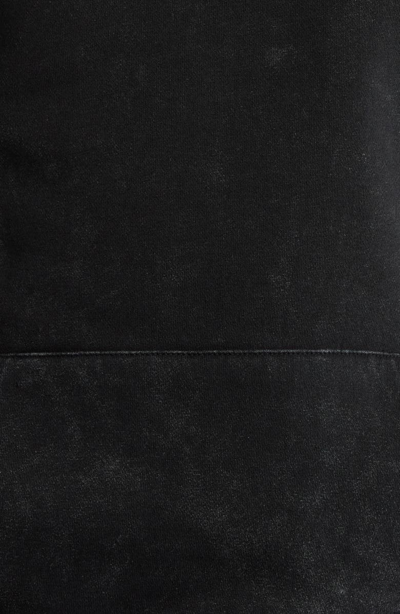 Von Dutch Embroidered Mineral Wash Fleece Graphic Hoodie, Alternate, color, Black Mineral Wash