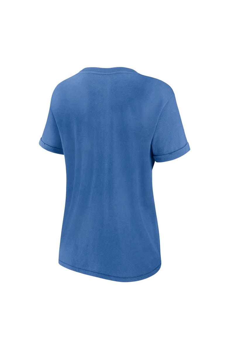 FANATICS Women's Fanatics  Heather Royal Los Angeles Dodgers Heritage Snow Washed T-Shirt, Alternate, color, 