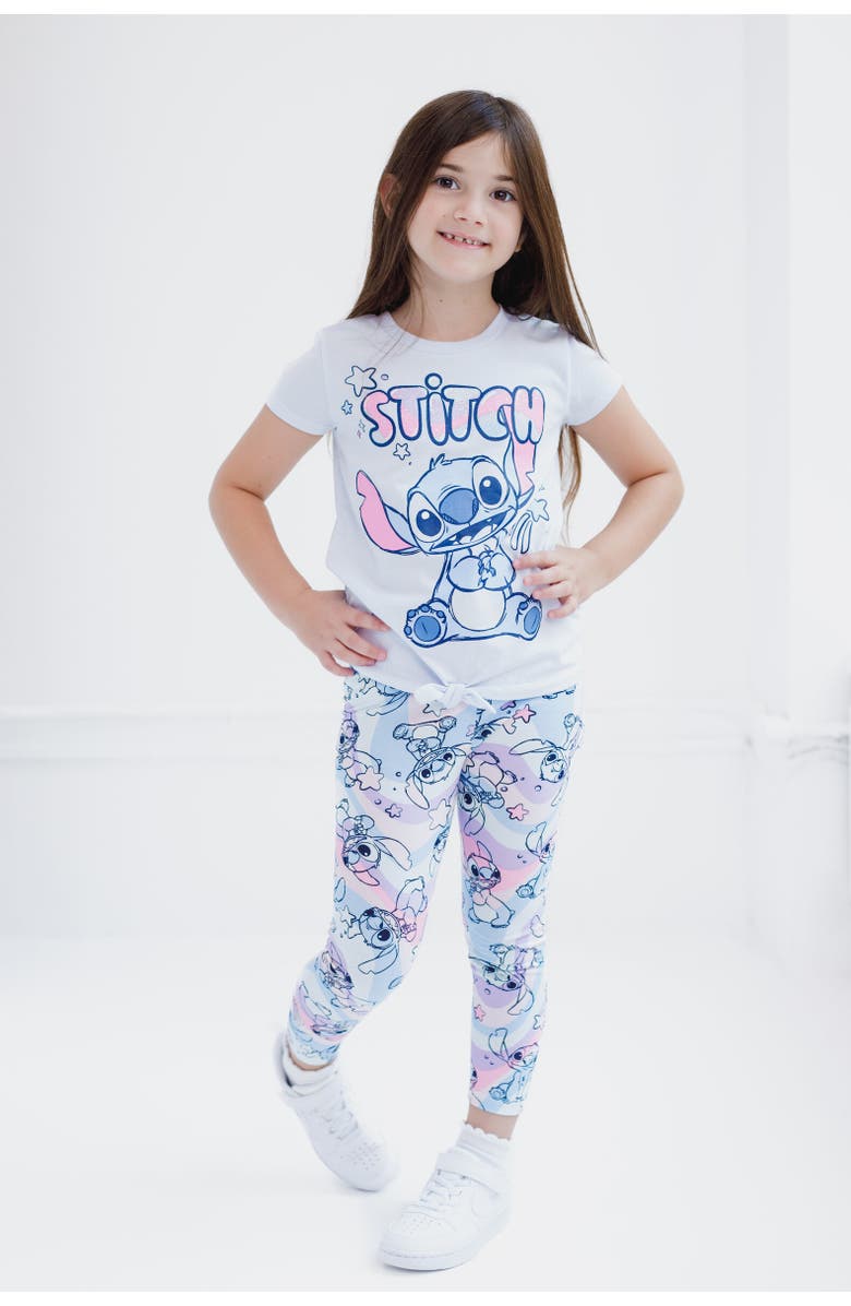 Disney T-Shirt & Leggings Set, Alternate, color, Blue