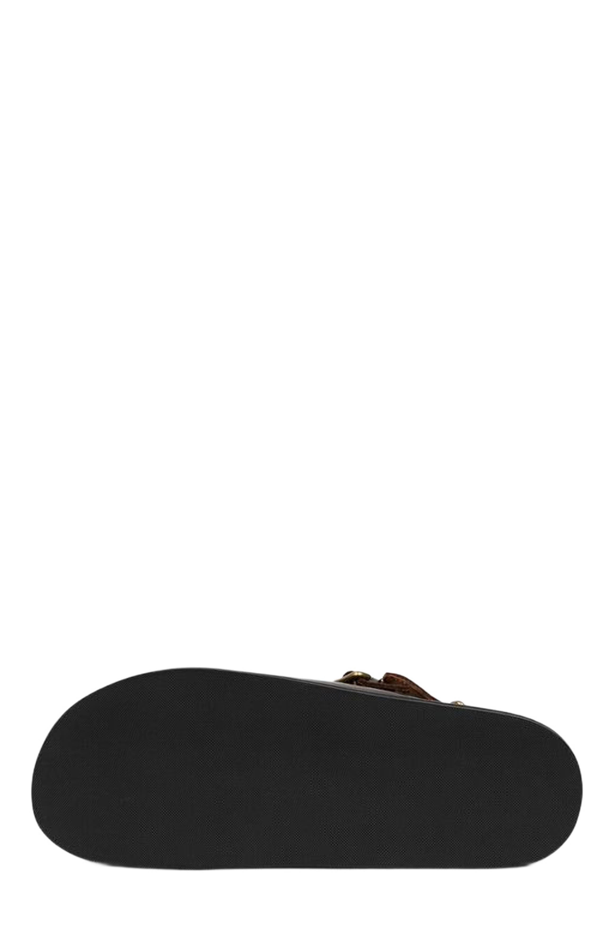 Harbor Moc Sandal, Alternate, color, Chestnut Grain Brown