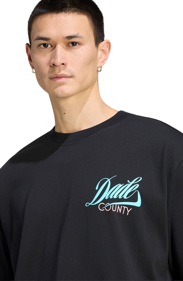 adidas Miami-Dade County Cotton Graphic T-Shirt, Alternate, color, 