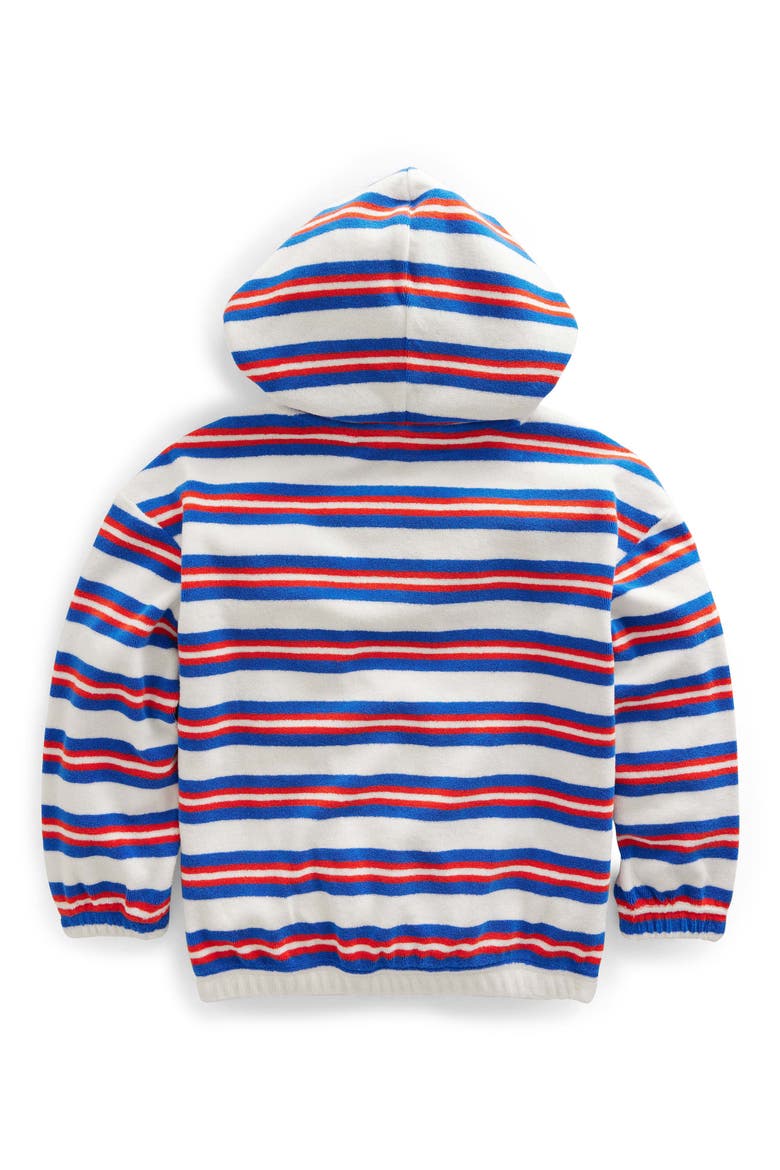 Kids' Stripe French Terry Hoodie, Alternate, color, CABANA BLUE MULTI STRIPE