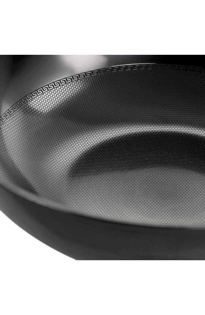 Gibson Home Debossed 13 Inch Heavy Gauge Carbon Steel Wok, Alternate, color, Black