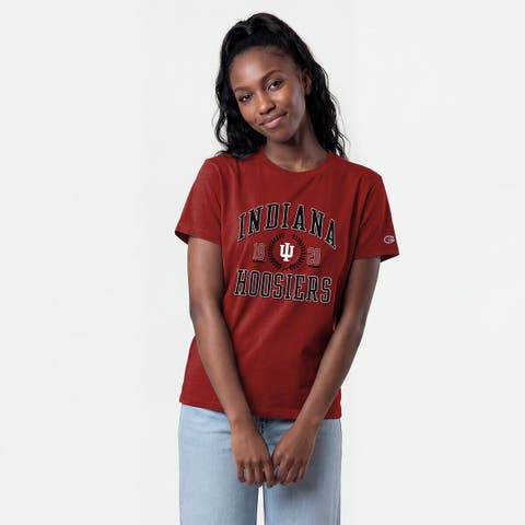 Women's Champion Crimson Indiana Hoosiers Lifestyle T-Shirt