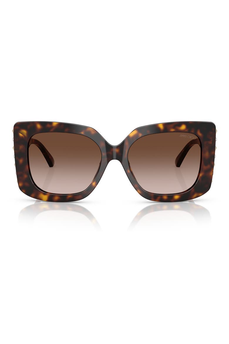 54mm Butterfly Sunglasses, Main, color, HAVANA