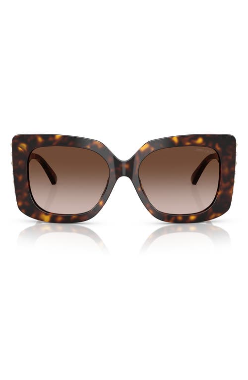 JIMMY CHOO JIMMY CHOO 54MM BUTTERFLY SUNGLASSES