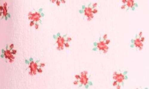 Pj Salvage Crazy For The Holidays Brushed Pointelle Pajama Shorts In Pink