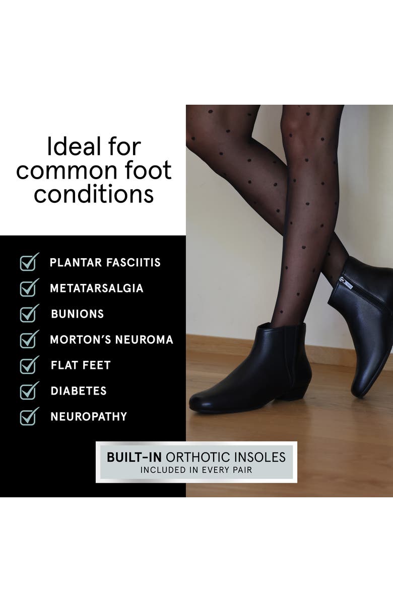 ABEO Via Boot, Alternate, color, Black Suede - Metatarsal