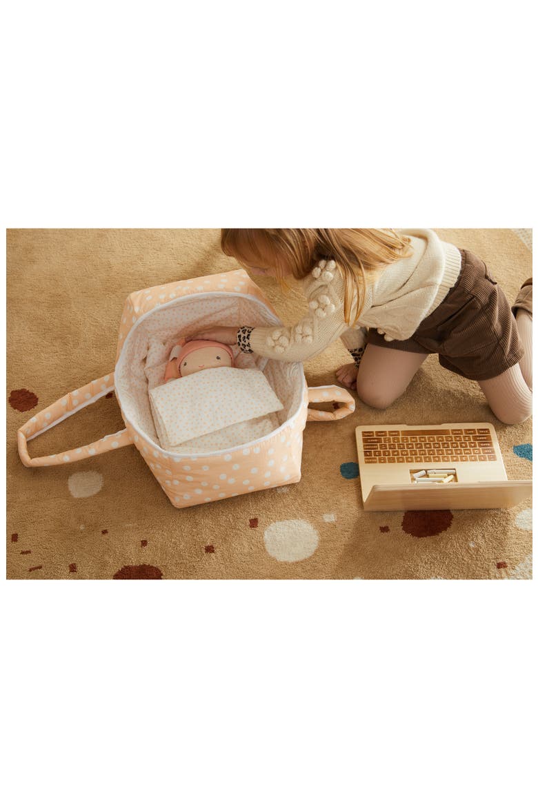 by Asweets Dots & Rainbows Doll Carrier, Alternate, color, PINK
