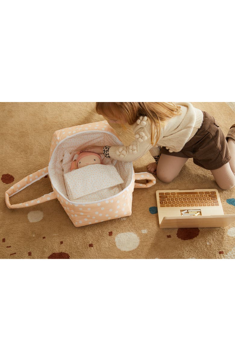 Wonder & Wise by Asweets Dots & Rainbows Doll Carrier, Alternate, color, 