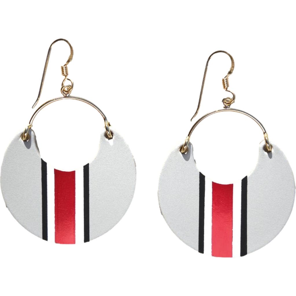 Nickel & Suede University Ninas Earrings