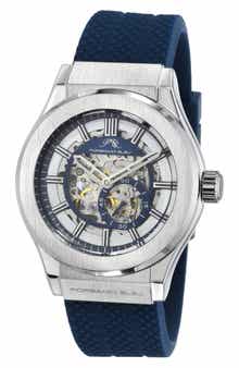 PORSAMO BLEU Cruz Silicone Automatic Watch, 45mm