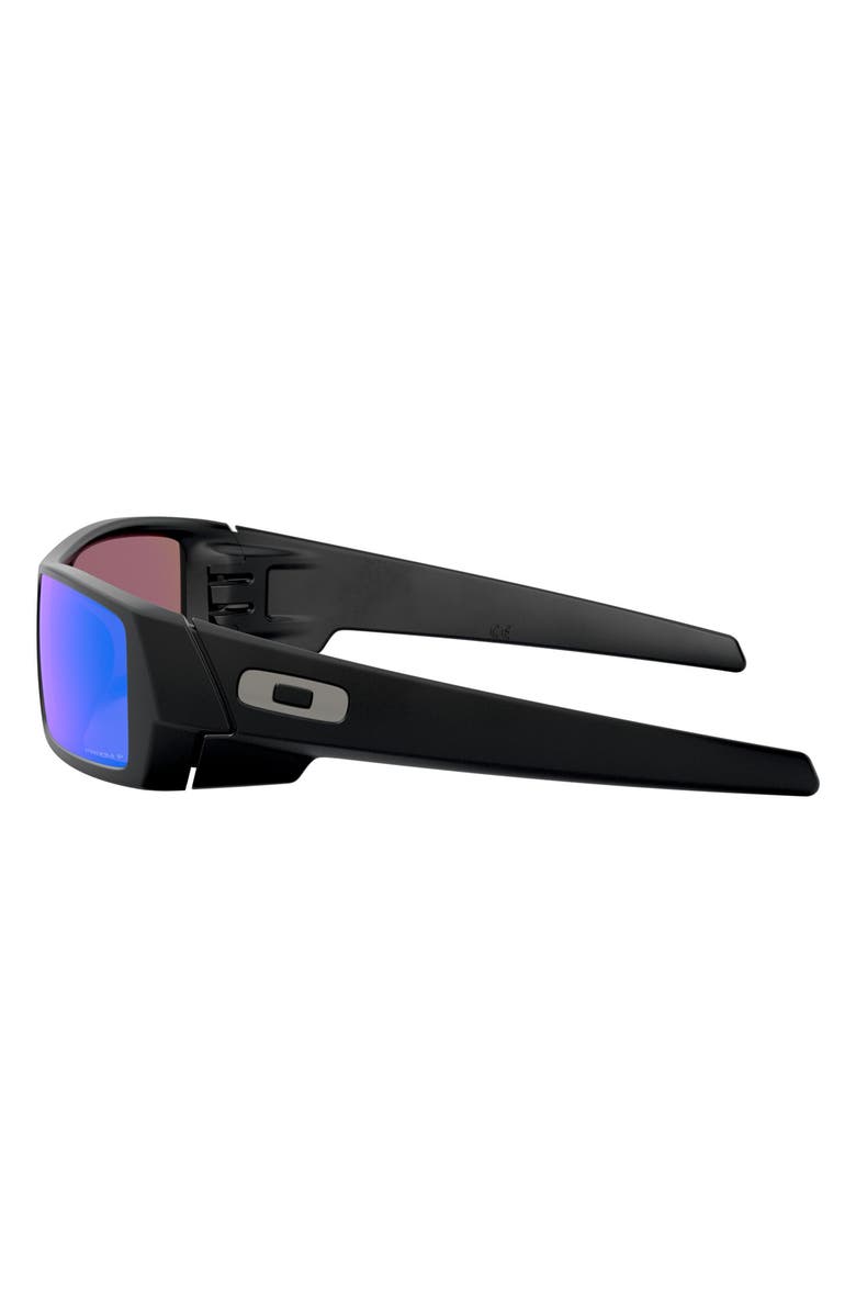 Oakley Gascan<sup>®</sup> 60mm Prizm<sup>™</sup> Polarized Rectangle Sunglasses, Alternate, color, Matte Black/ Prizm Sapphire