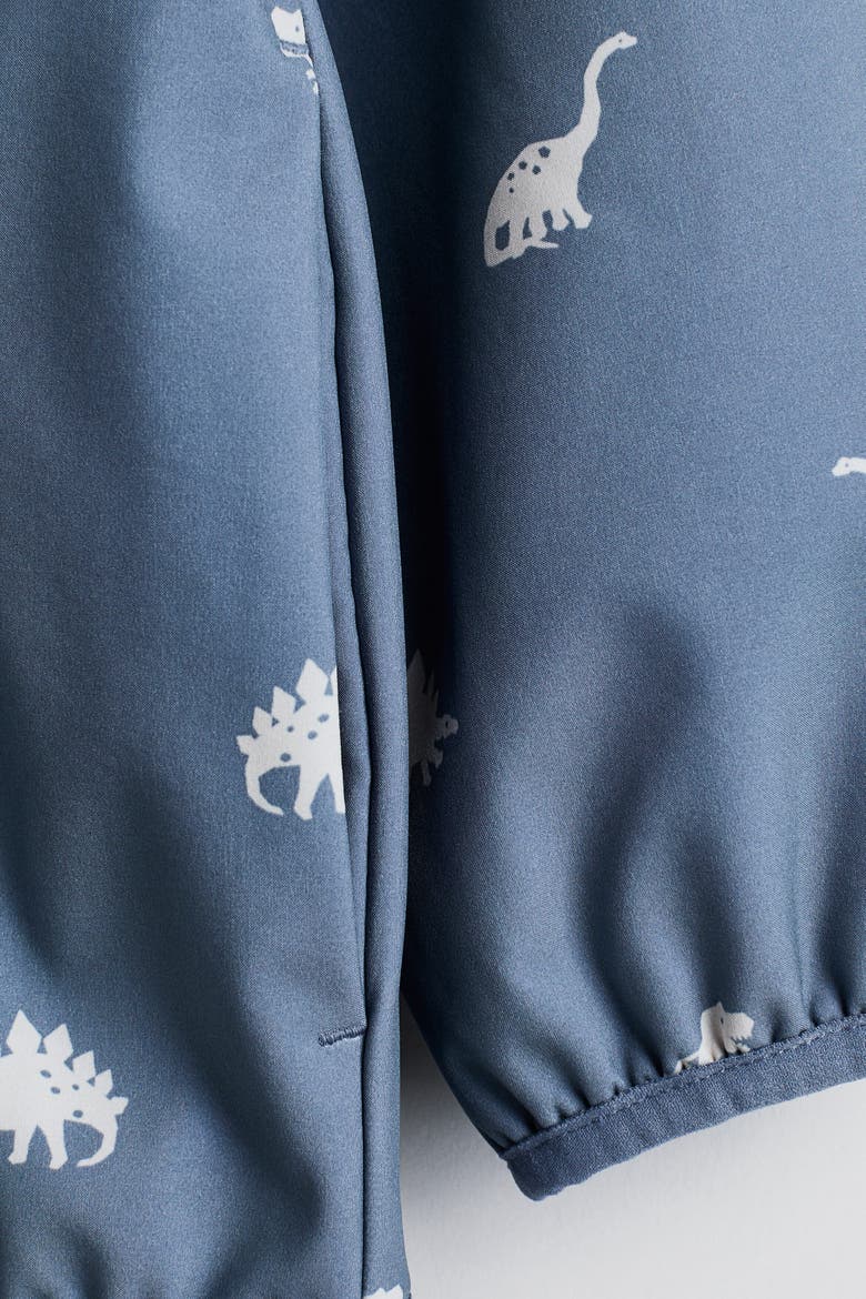 Water-resistant Softshell Jacket, Alternate, color, Dusty blue/dinosaurs