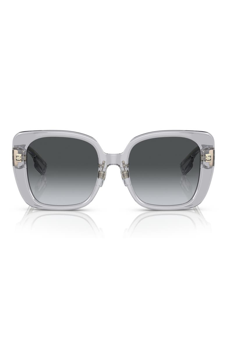54mm Square Polarized Sunglasses, Main, color, GREY