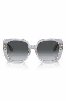 Burberry 54mm Square Polarized Sunglasses