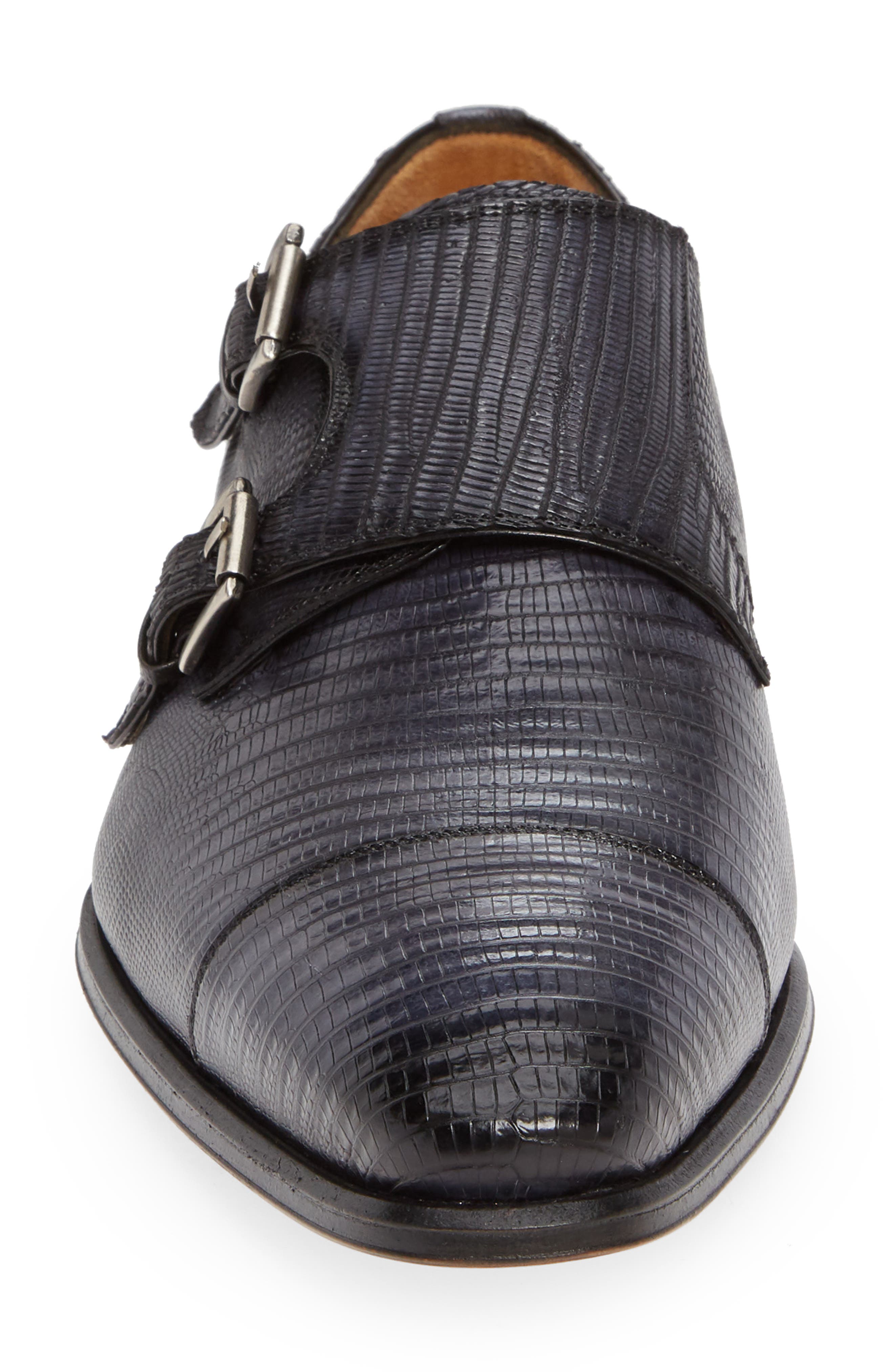 Mezlan Argentum Double Monk Strap Shoe, Alternate, color, 