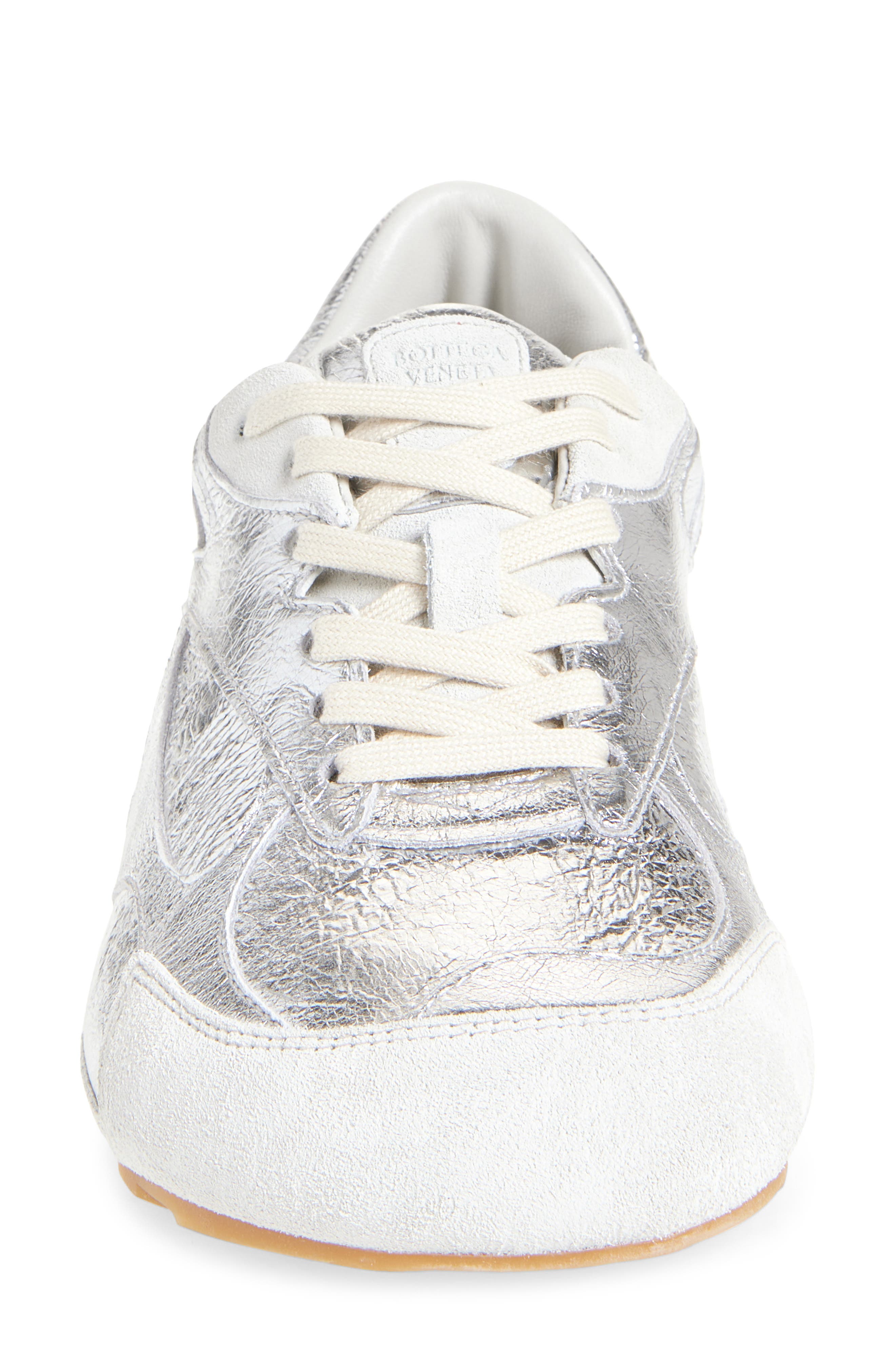 Bottega Veneta Orbit Flash Low Top Sneaker, Alternate, color, 1532 Silver/ Optical