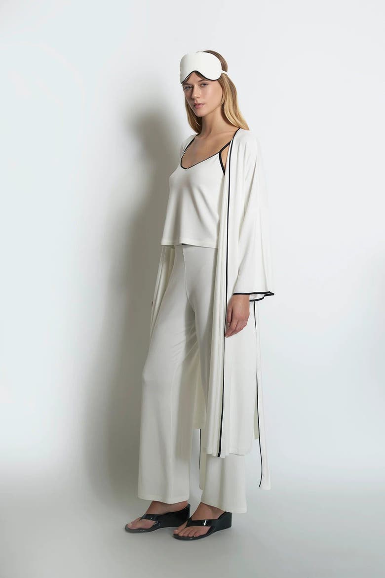 Monroe Soft Robe White, Alternate, color, White