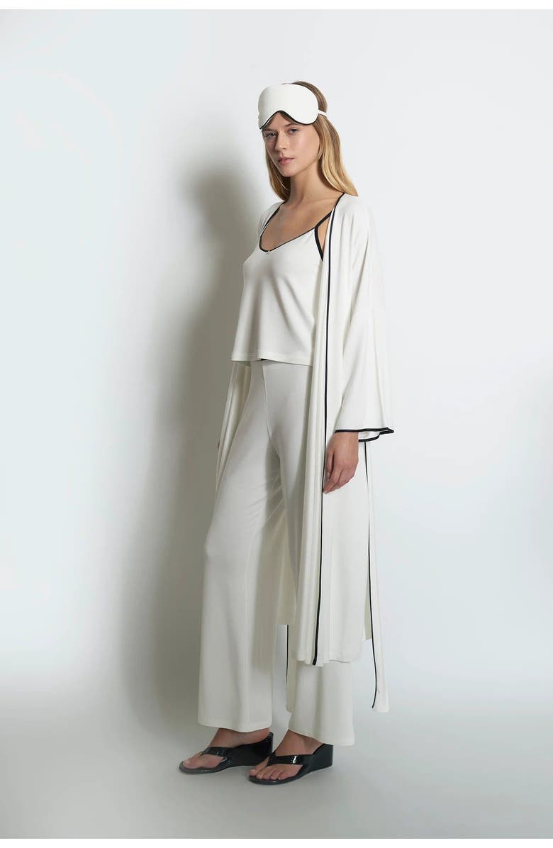 House Of Silk Monroe Soft Strap Set and Eye Mask, Alternate, color, White