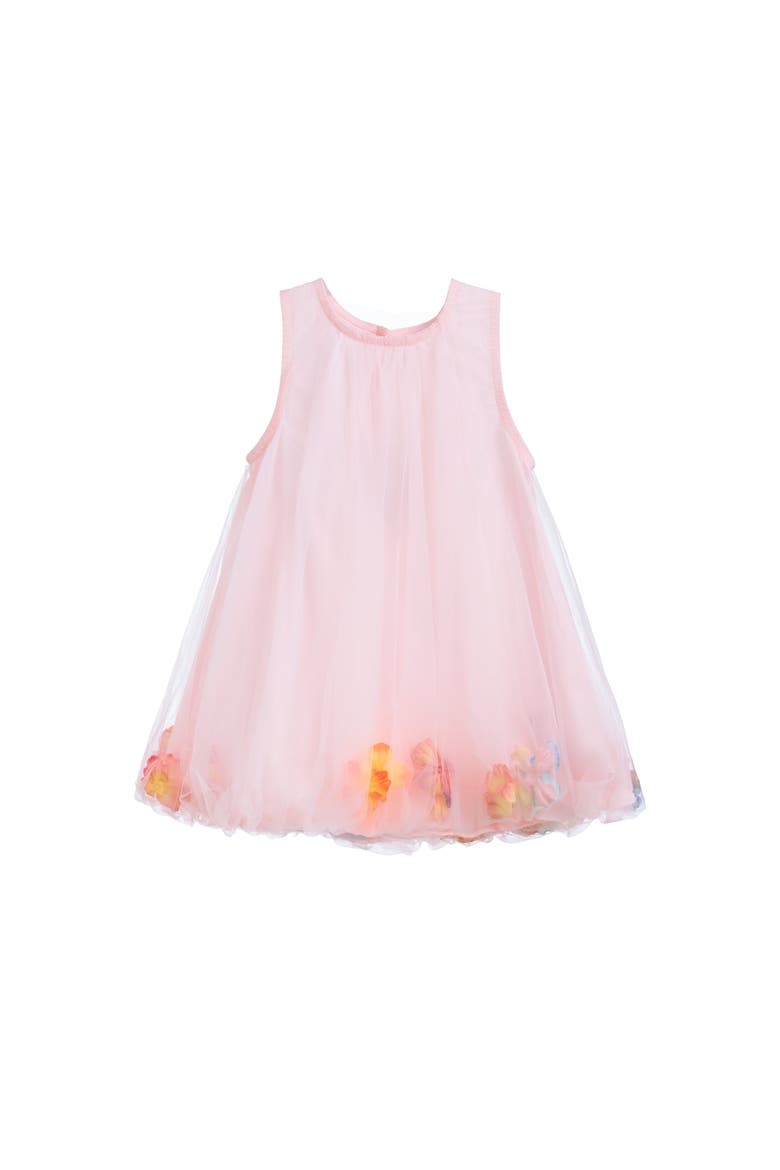 Floral Layered Sleeveless Dress, Alternate, color, Pink