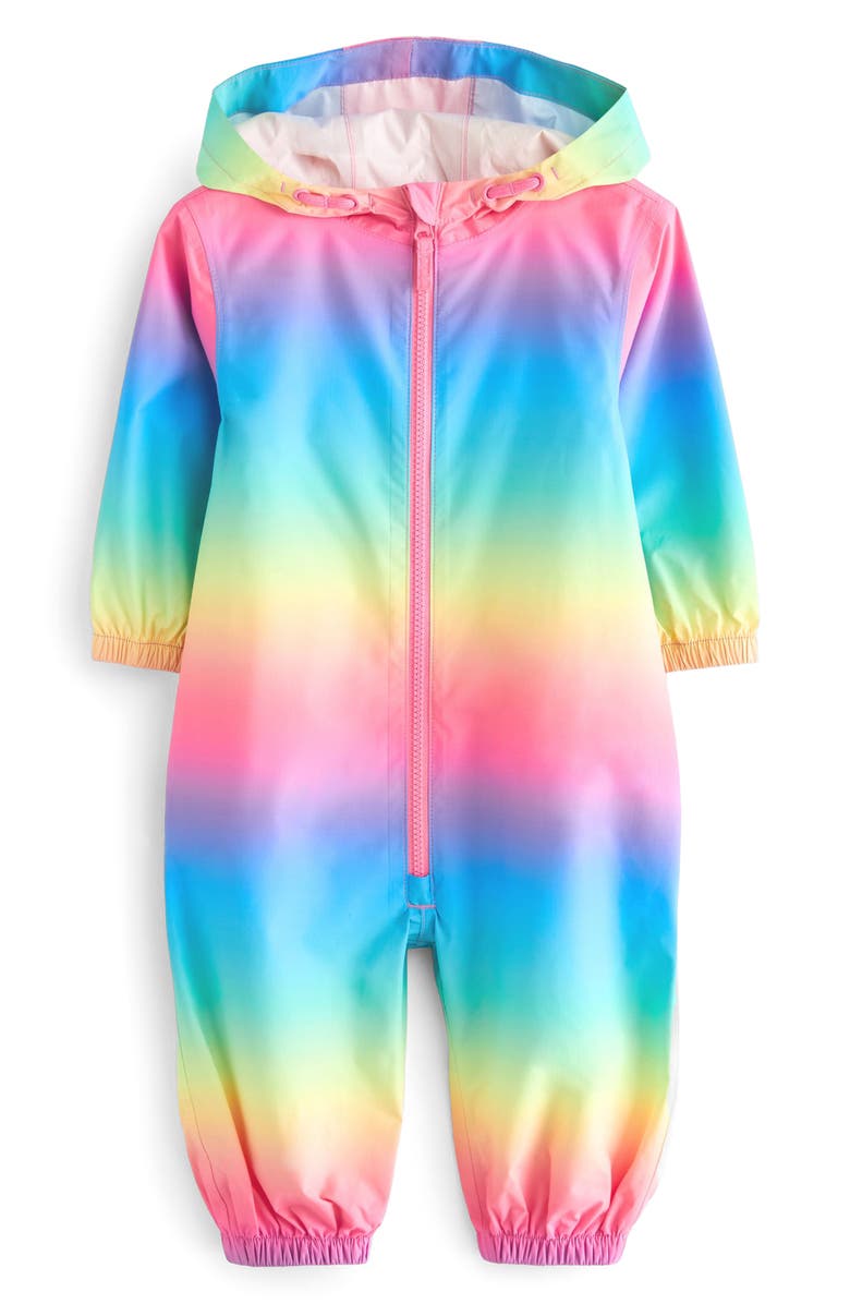 NEXT Kids' Rainbow Puddlesuit, Main, color, 