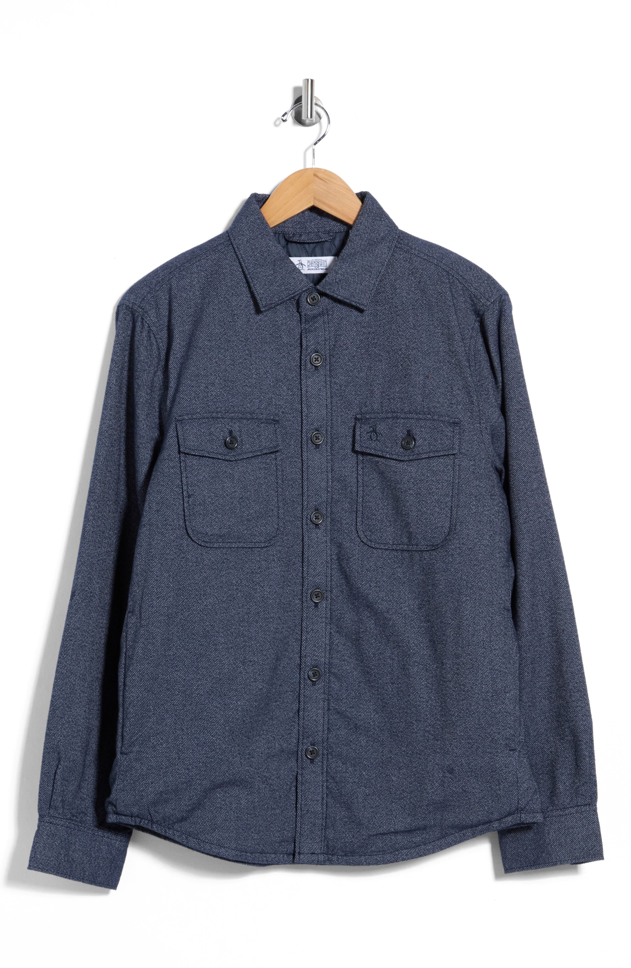 Heathered Shirt Jacket