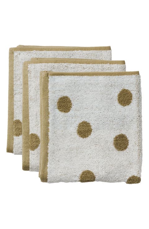 3-Pack Terry Face Towels