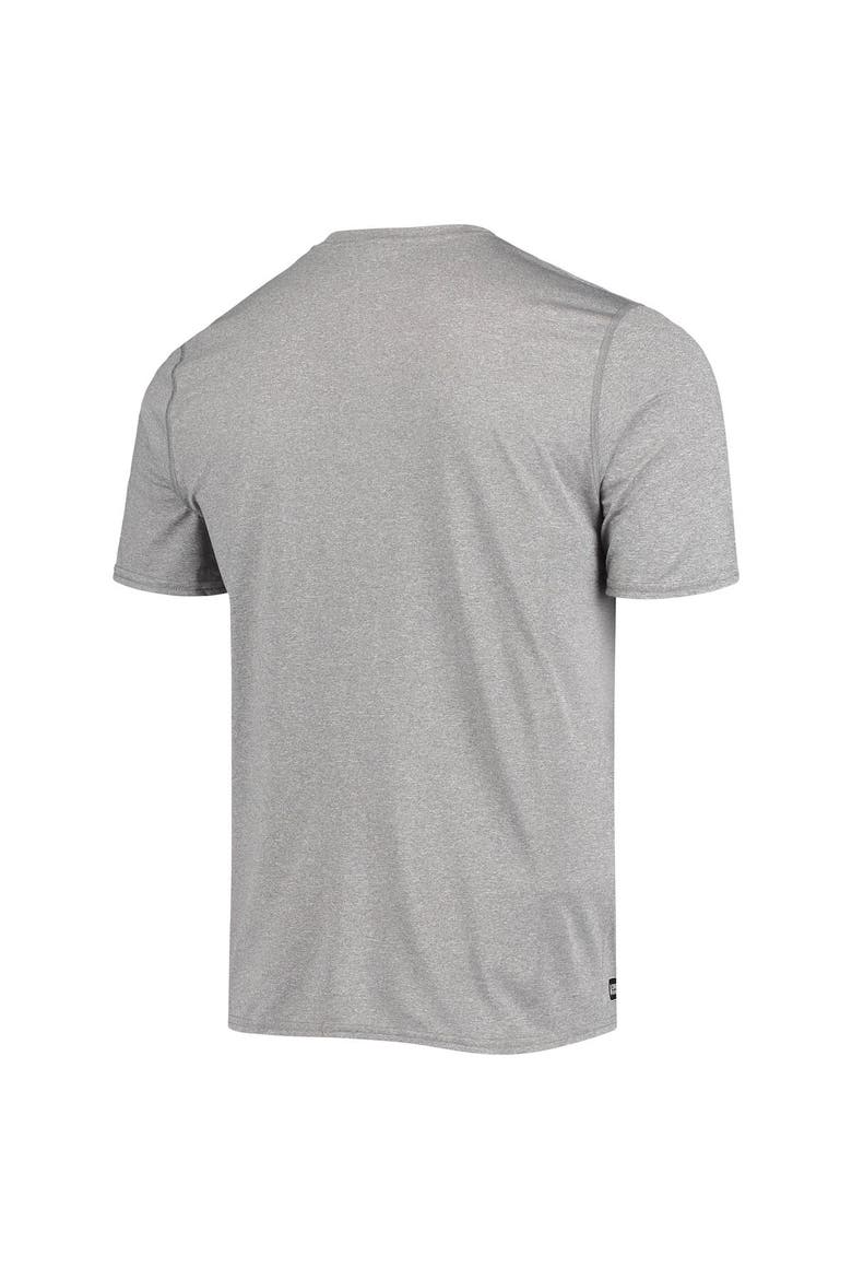 Men's New Era Heathered Gray Arizona Cardinals Combine Authentic Game On T-Shirt, Alternate, color, Heather Gray