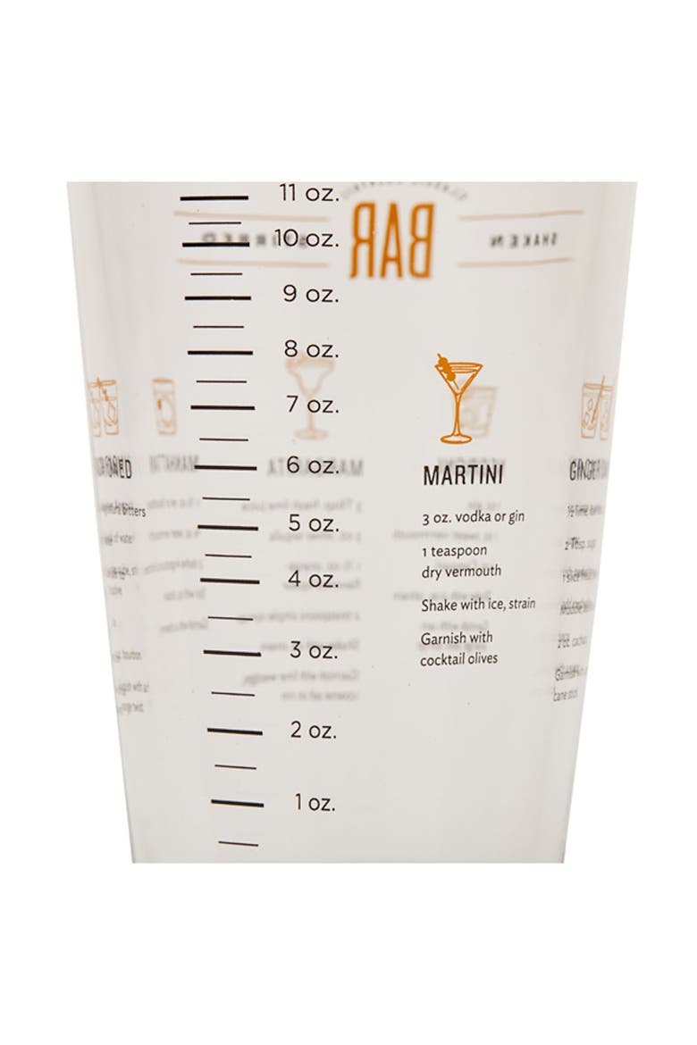 Skye Cocktail Recipe Shaker, Main, color, GOLD