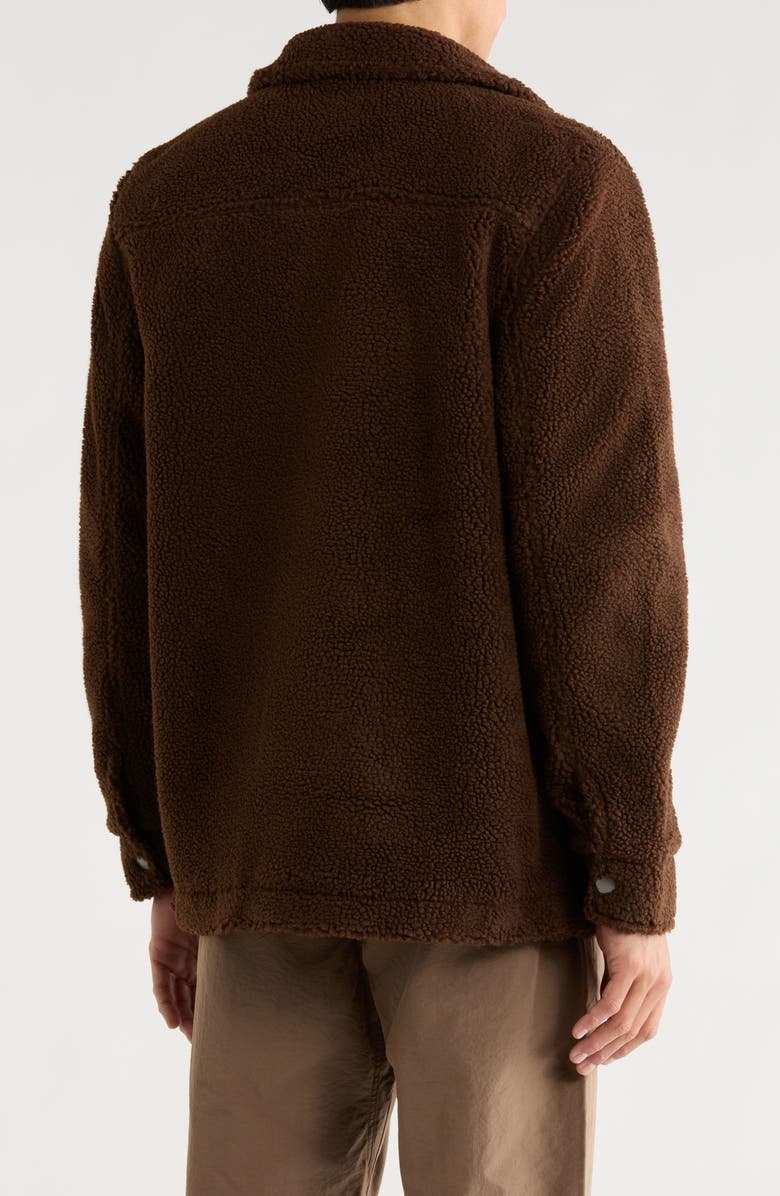 Joe's Chore Faux Shearling Jacket, Alternate, color, Chestnut