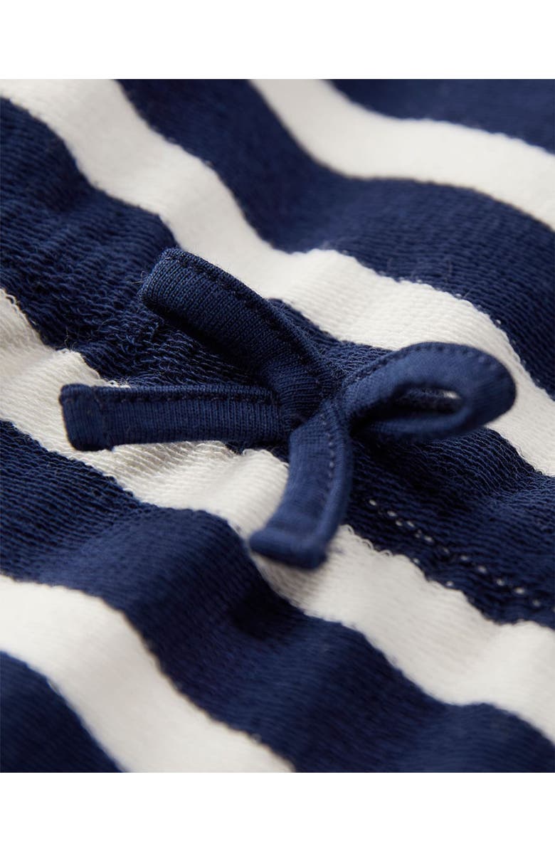 MiniMoi Baby and Toddler Boys Striped Stretch Cotton Terry Sleeveless Romper, Alternate, color, Blue